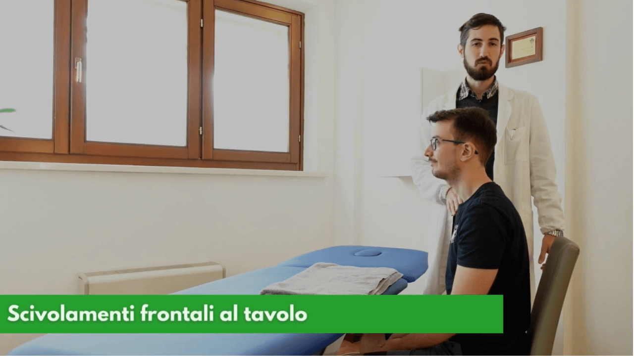 Esercizi per borsite alla spalla: primo esercizio