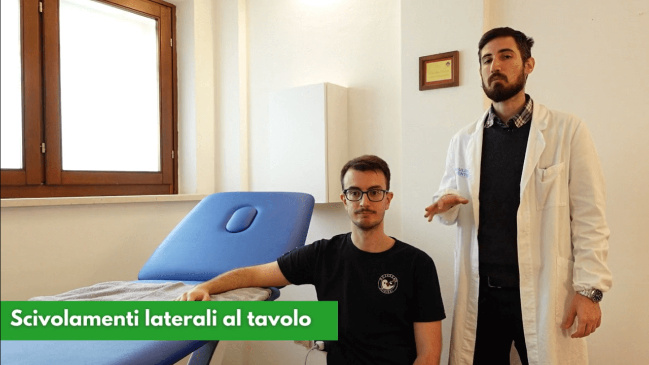 Esercizio di apertura laterale del braccio