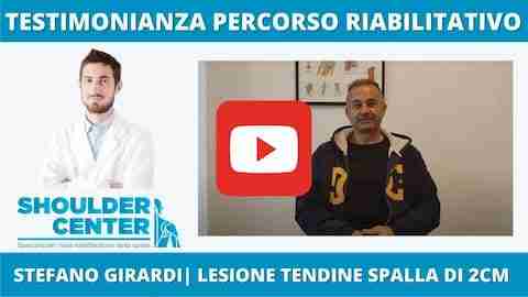 Testimonianza Stefano Girardi Video testimonianza riabilitazione alla spalla: Stefano Girardi
