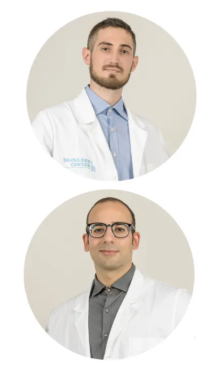 Titolari Shoulder Center Dott. Alberto Covelli e Dott. Dario Ruvinetti, Specialisti della guarigione del dolore alla spalla.